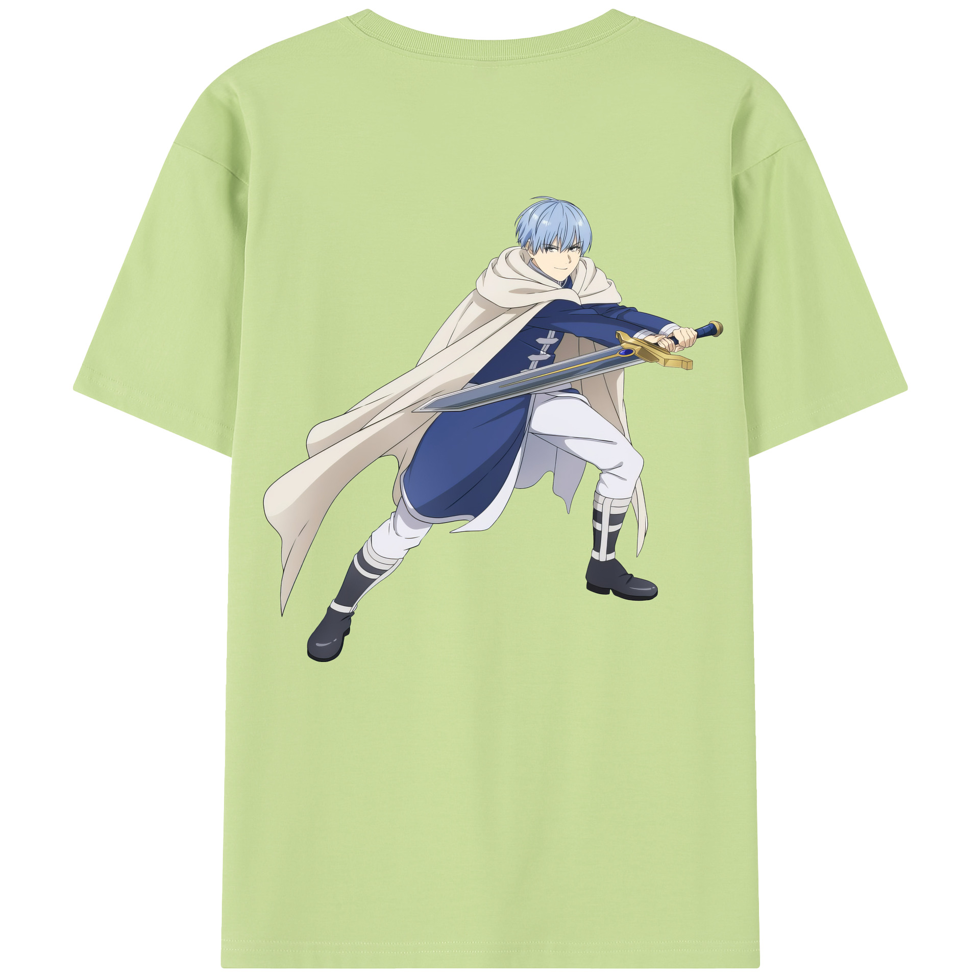 （画像用） 葬送のフリーレン Frieren 綿100％半袖Tシャツ（背面プリント）
